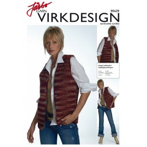 Strickanleitung - Gehäkelte Lovikka-Weste aus handgefärbtem Ombré-Garn Strickanleitung - Gehäkelte Lovikka-Weste aus handgefärbtem Ombré-Garn