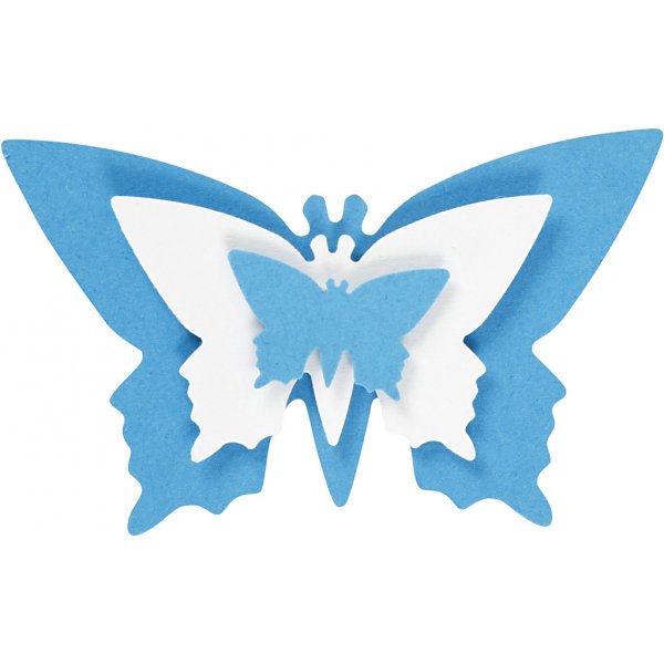 Schicht-auf-Schicht-Stanzer - Schmetterling - 3 Stk