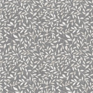 Vorhangstoff Little Leaf Grau 107 Vorhangstoff Little Leaf Grau 107