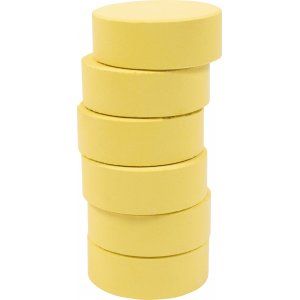 Farbpucks 44 mm - hellgelb - 6 Stk Farbpucks 44 mm - hellgelb - 6 Stk
