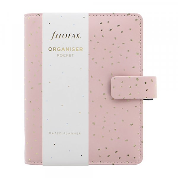 Systemkalender Filofax Pocket - Konfetti Rosenquarz