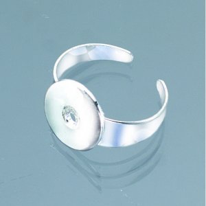 Ring glänzend ø 13 mm - versilbert 1 Stk. Ring glänzend ø 13 mm - versilbert 1 Stk.