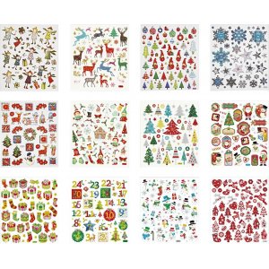 Heft mit Aufklebern - Weihnachten - 2 x 12 Blatt Heft mit Aufklebern - Weihnachten - 2 x 12 Blatt