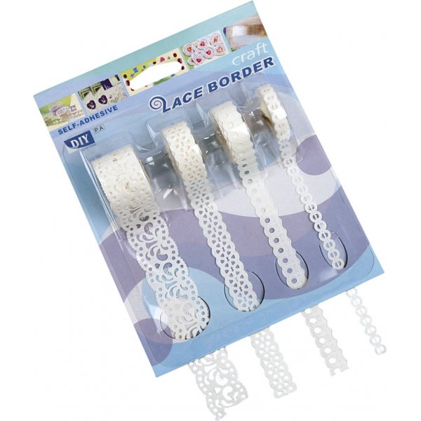 Papierspitze - wei - 4 x 2 m