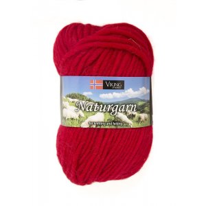 Wikingergarn Naturgarn 50g - Rot (650) Wikingergarn Naturgarn 50g - Rot (650)