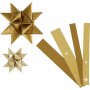Sternstreifen - Gold - Glitzer, Lack - 6,5+11,5 cm - 40 Streifen