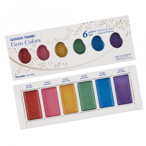Aquarellfarbe Gansai Tambi - Edelsteinfarben Aquarellfarbe Gansai Tambi - Edelsteinfarben