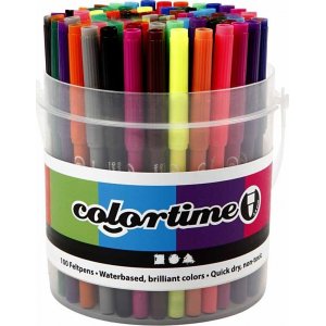 Colortime Bleistifte - gemischte Farben - 2 mm - 100 Stk Colortime Bleistifte - gemischte Farben - 2 mm - 100 Stk