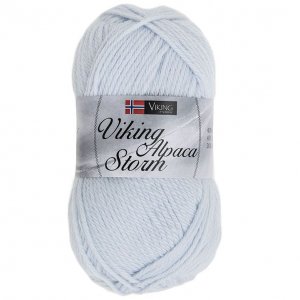 Wikingergarn Alpaca Storm 50g - Eisblau (520) Wikingergarn Alpaca Storm 50g - Eisblau (520)