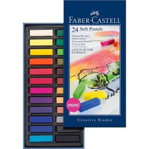 Sanfte Pastelle von Goldfaber - 24 Buntstifte in halber Länge Sanfte Pastelle von Goldfaber - 24 Buntstifte in halber Länge
