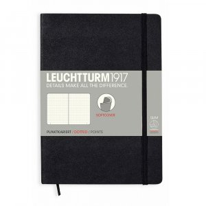 Notizbuch A5 Soft Dotted - Schwarz Notizbuch A5 Soft Dotted - Schwarz