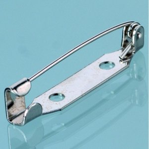 Broschennadel 32 mm - 100er-Pack. vernickelt Broschennadel 32 mm - 100er-Pack. vernickelt