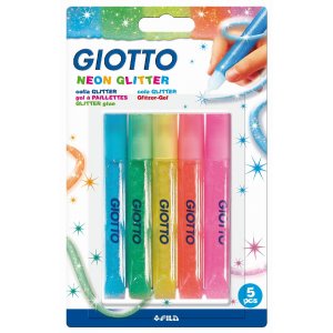 Giotto Glitzerkleber - 5er-Pack Neon Giotto Glitzerkleber - 5er-Pack Neon