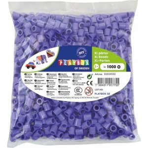 Pfeifenperlen XL 1000 Stück lila Pfeifenperlen XL 1000 Stück lila