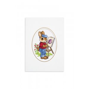 Stickset Karten - Osterhasen 3er-Pack Stickset Karten - Osterhasen 3er-Pack