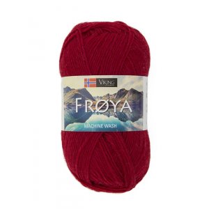Wikingergarn Fröya 50g - Dunkelrot (209) Wikingergarn Fröya 50g - Dunkelrot (209)