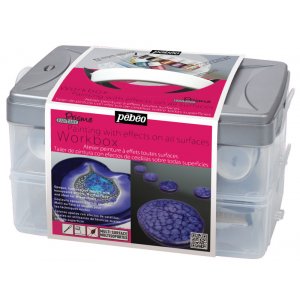 Dekorationsset - Pebeo - Fantasy Prisme 10x45ml + Werkzeuge & Medien Dekorationsset - Pebeo - Fantasy Prisme 10x45ml + Werkzeuge & Medien