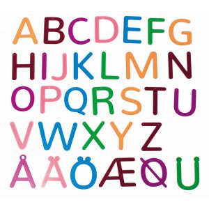 Transparente Buchstaben in Farbe 32 Stk Transparente Buchstaben in Farbe 32 Stk