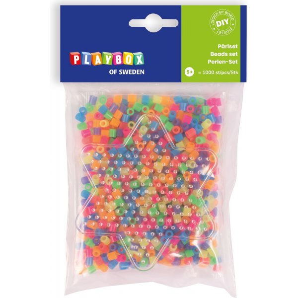 Die Rhrenperle mit flachen 1.000 Neonstcken