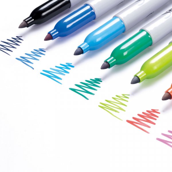 Faserstift-Set Sharpie Twintip - Permanentmarker - Verschiedene Farben - 8-tlg