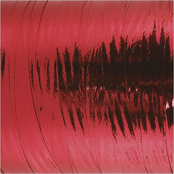 Geschenkkordel - Metallic-Rot - glnzend - 250 m