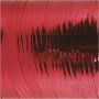 Geschenkkordel - Metallic-Rot - glnzend - 250 m