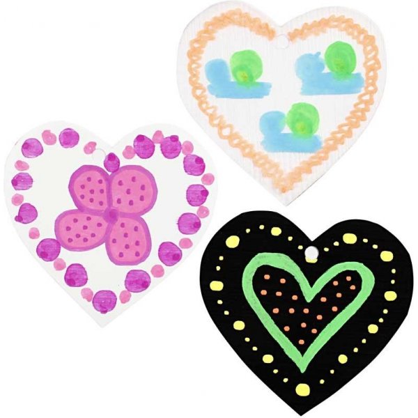 Deko-Textilstifte - 3 mm - Neonfarben - 6 Stk