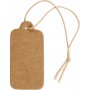 Etiketten aus stabilem Karton - hellbraun - 15 x 30 mm - 100 Stck