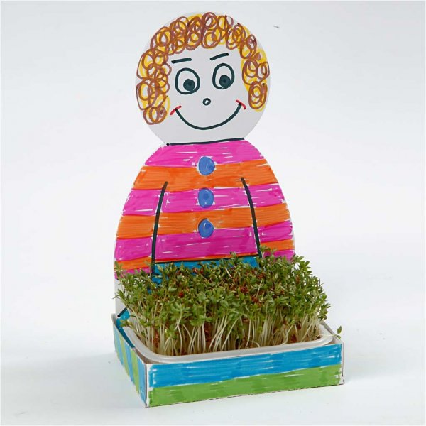 Figurenfrmige Kinderzimmerboxen - wei - 6 Stk