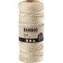 Bambusschnur - gebrochenes Wei - 65 m