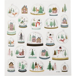 Aufkleber - Schneekugeln Aufkleber - Schneekugeln