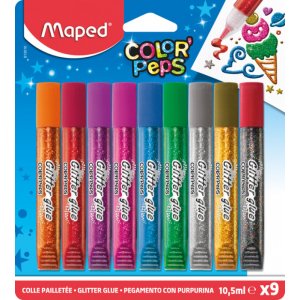 Kleber - Maped - ColorPeps Glitzerkleber 9er-Pack Kleber - Maped - ColorPeps Glitzerkleber 9er-Pack