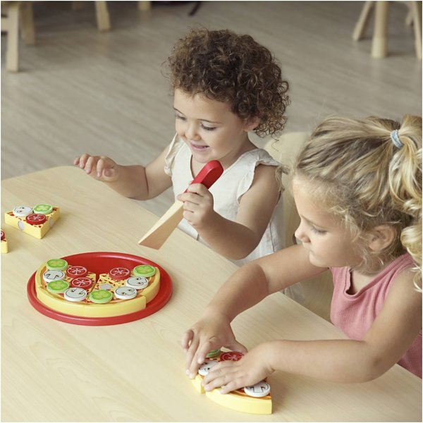 VIGA Holzspielzeugpizza