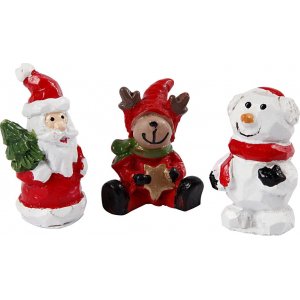 Minifiguren - Weihnachtsmann - Rentier und Schneemann Minifiguren - Weihnachtsmann - Rentier und Schneemann