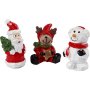 Minifiguren - Weihnachtsmann - Rentier und Schneemann