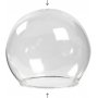Kugelfrmiger Glasbecher - transparent - 4 Stk