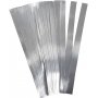 Sternstreifen - Silber - 4,5 cm - 100 Streifen