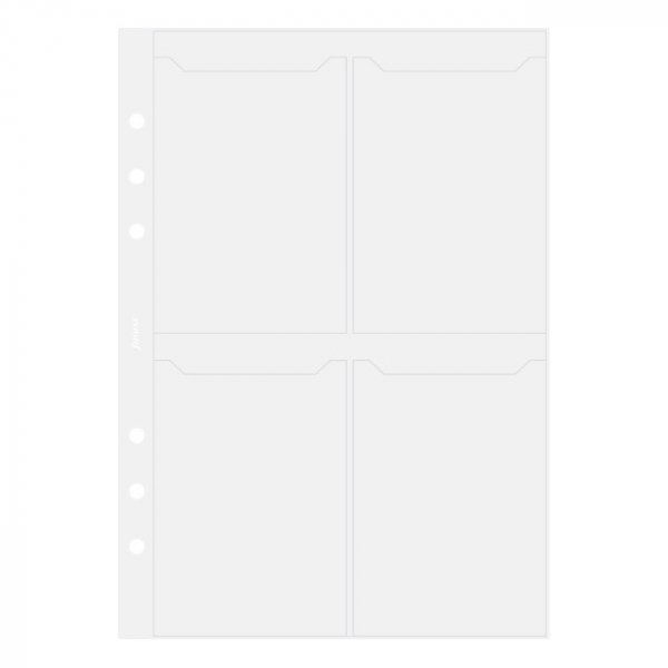 Kredit-/Visitenkartenhalter fr Filofax A5