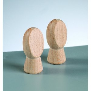 Holzhände L 32 x 15 mm - unbehandelt 2 Stk. 8 mm Bohrloch Holzhände L 32 x 15 mm - unbehandelt 2 Stk. 8 mm Bohrloch