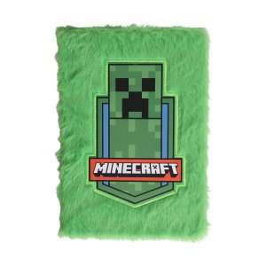 Flauschiges Notizbuch Minecraft A5 - linierte Seiten Flauschiges Notizbuch Minecraft A5 - linierte Seiten