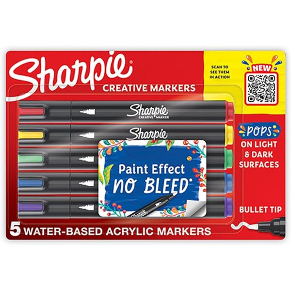 Sharpie AcrylicCreative Marker Bullet - Unsortierte Farben