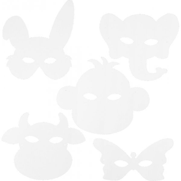 TeaCH Me - Pappfiguren - Tiermasken - 16 Stk