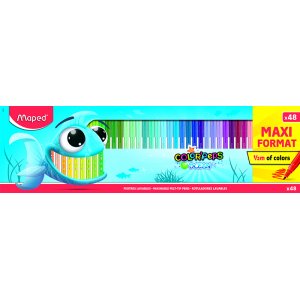 Faserstiftset - Maped - Color´Peps 48 waschbare Stifte Ocean Faserstiftset - Maped - Color´Peps 48 waschbare Stifte Ocean