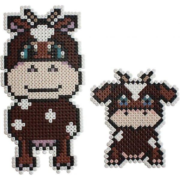 Perlenfliesen - Klar - Quadratisch, zusammensteckbar - 15x15 cm - 2 Stk