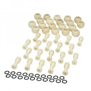 Holzgriff für 1 Filznadel - 20er-Pack - 3 unmontierte Teile Holzgriff für 1 Filznadel - 20er-Pack - 3 unmontierte Teile