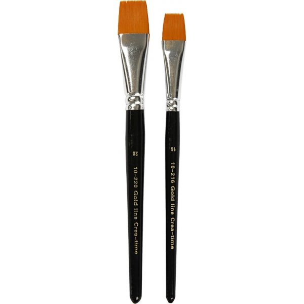 Gold Line Pinsel - Nr. 16+20 - Teller - 2 Stk