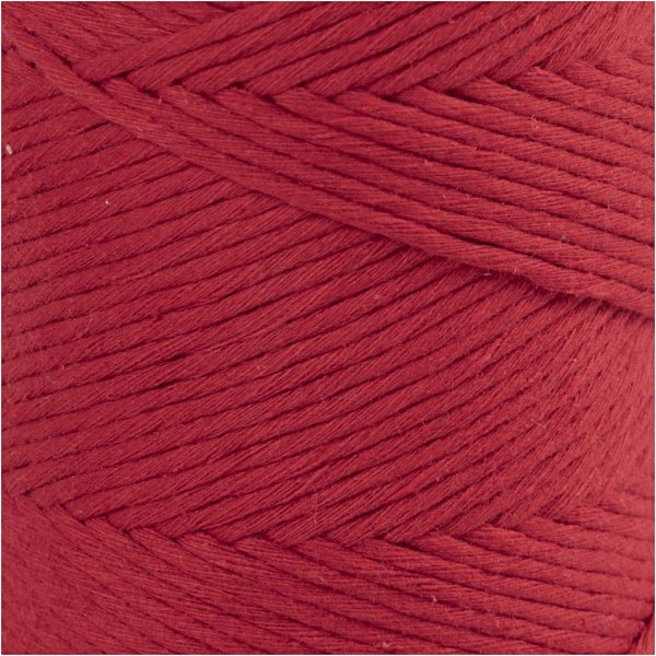Makrameegarn - rot - 2 mm - 198 m