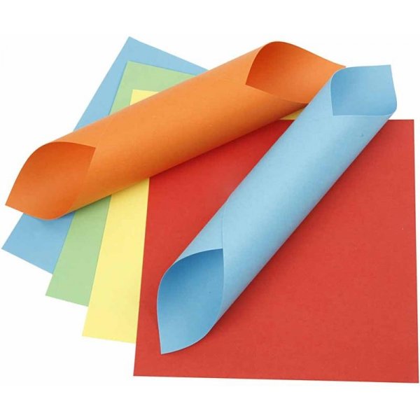 Origami-Papier - gemischte Farben - 15 x 15 cm - 5 x 10 Blatt Origami-Papier - gemischte Farben - 15 x 15 cm - 5 x 10 Blatt