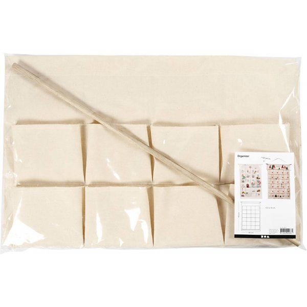 Kleiderbgel mit 24 Taschen