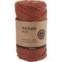 Makramee-Garn - gebranntes Orange - 4 mm - 55 m